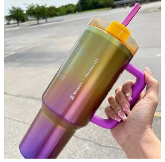 Stanley + Starbucks 40oz Cup Purple/Yellow Ombré