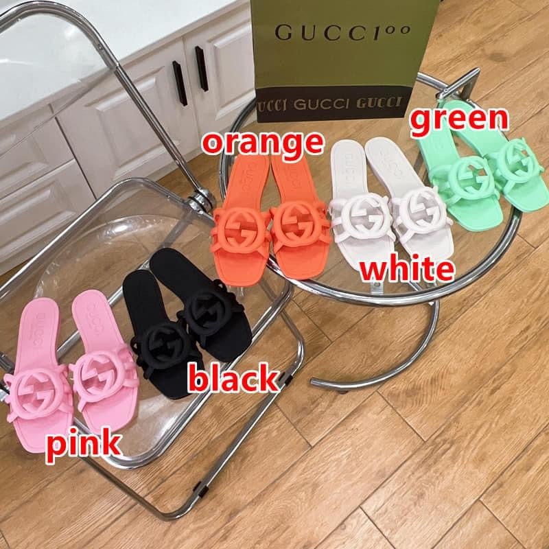 INTERLOCKING GG SLIDES SANDAL